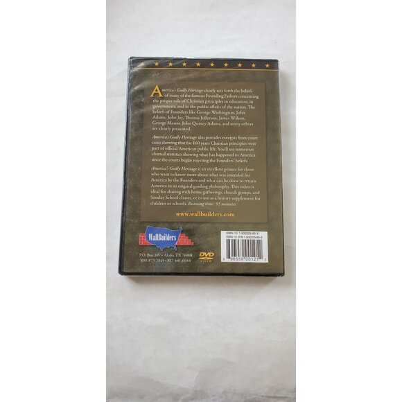 American Godly Heritage DVD - David Barton - NEW - Picture 2 of 3